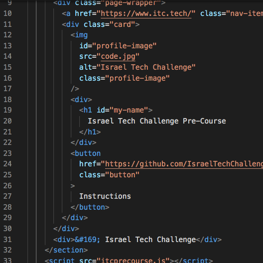 Israel Tech Challenge